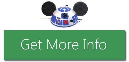 Disney Parks Star Wars R2 D2 Mickey Ears Hat Systems